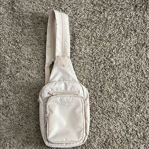 Reebok Cream Belt Bag Minimalist Design